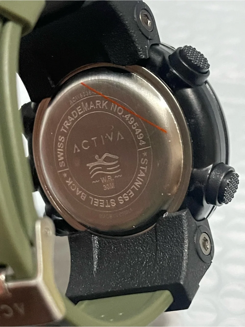 Activa X Invicta Digital & Analog Men's Watch - 52mm, Army Green